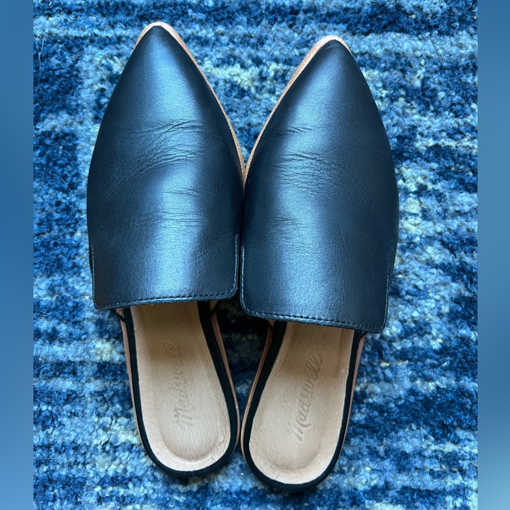 Madewell Gemma Mule- Black, Size 7